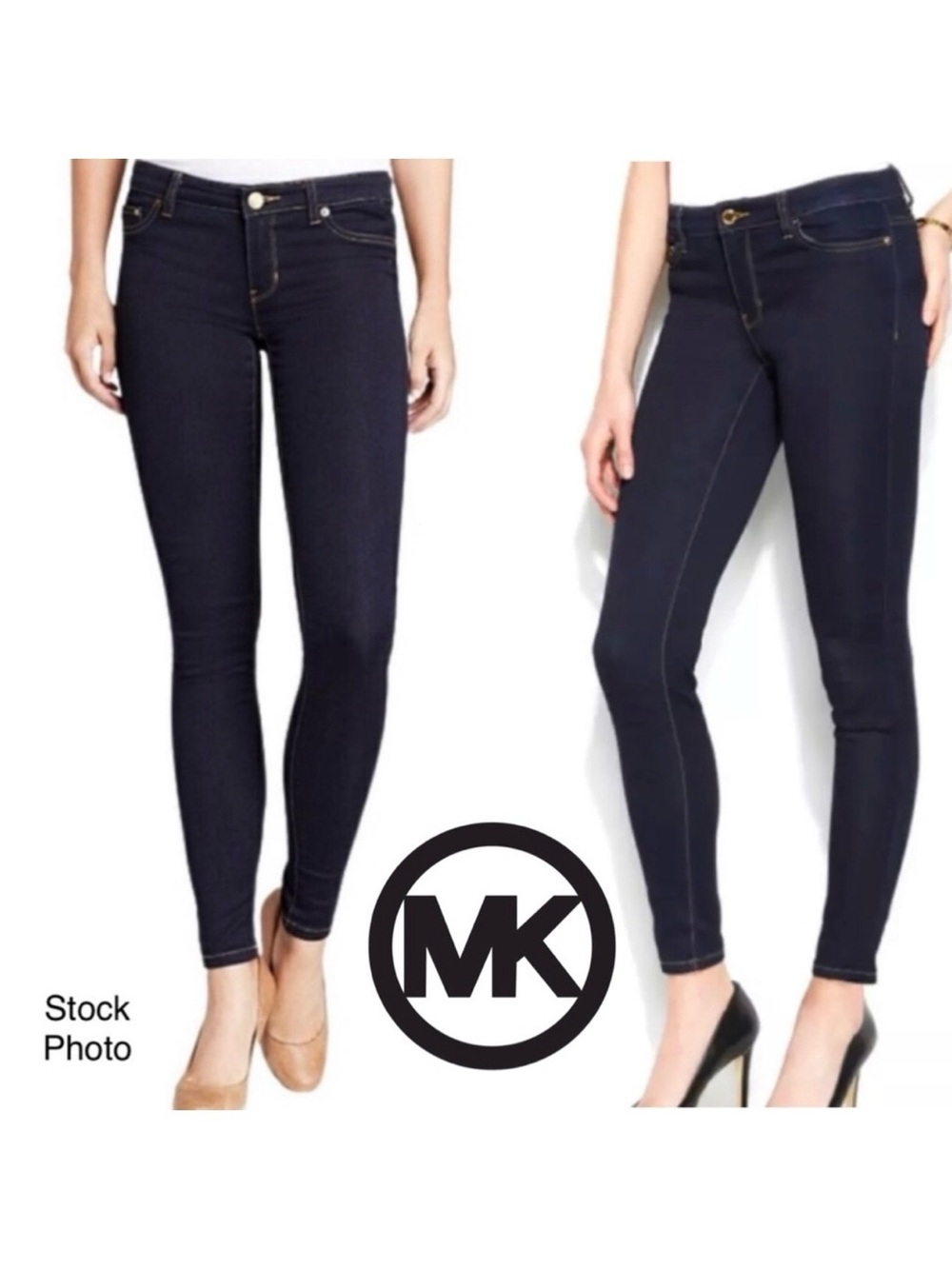 Michael Kors Skinny Jeans, Dark Rinse (14) Like New